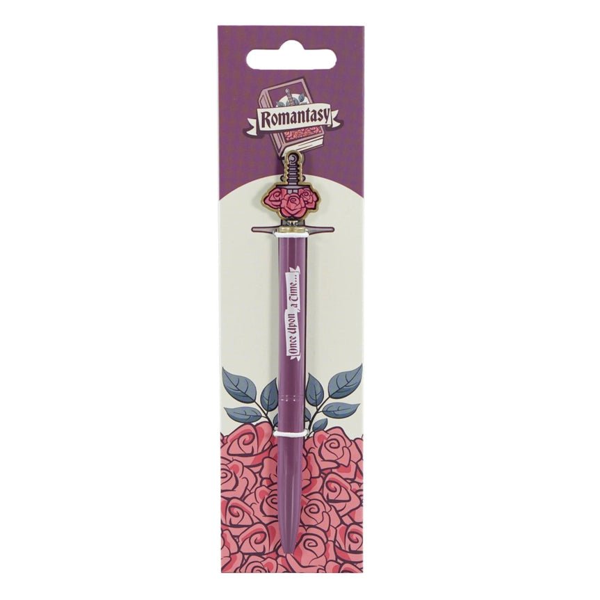 Romantasy Sword & Roses Pen – Once Upon a Time - The Enchanted Spine