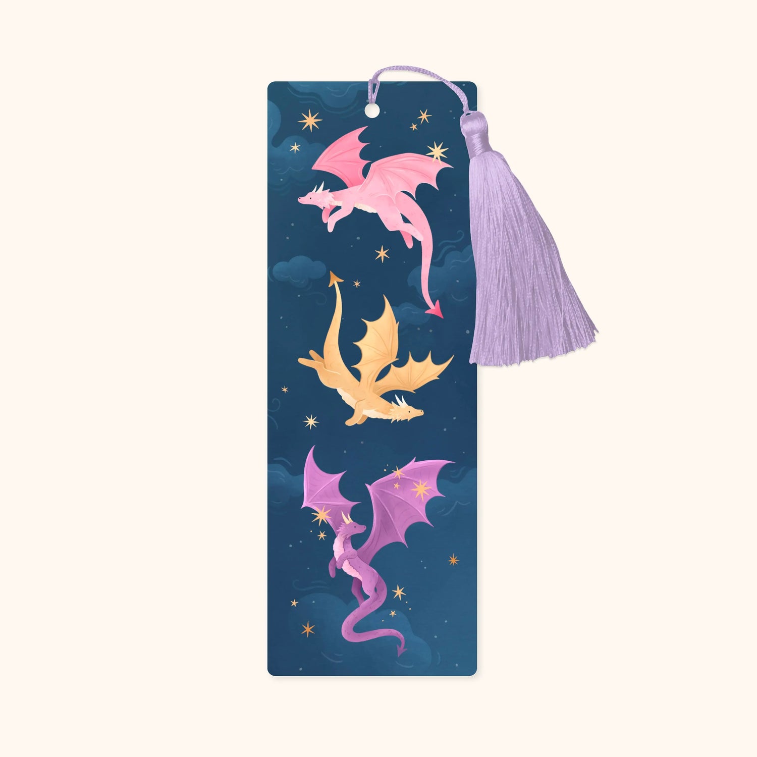 Dragon Bookmark, Fantasy Bookmark with Tassel - The Enchanted Spine