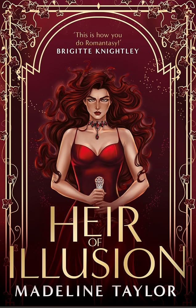 Heir of Illusion: a dark romantasy with yearning, jaw-dropping twists and a slow burn that will consume you. cover image