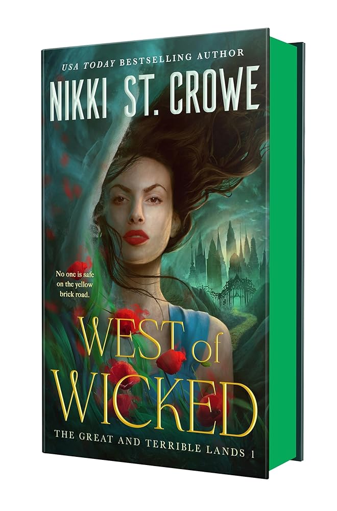 West of Wicked: The Great and Terrible Land Book 1: The sexy Wizard of Oz romantasy reimagining that's perfect for Wicked fans! From the author of the Vicious Lost Boys series. cover image