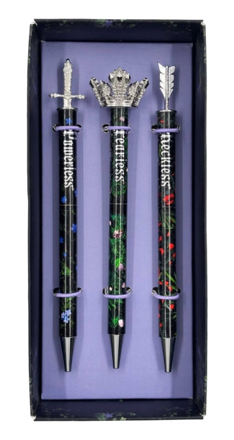 Lauren Roberts: Powerless Trilogy Pen Set (Set of 3) - The Enchanted Spine