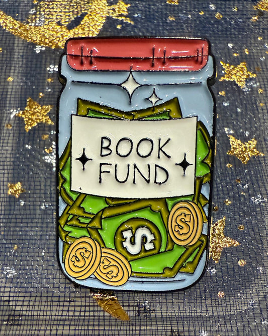 "Book Fund" Enamel Pin - The Enchanted Spine