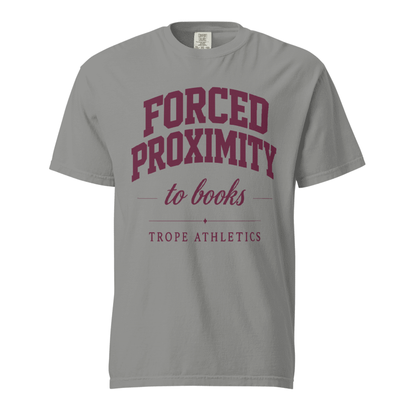 Forced Proximity to Books Varsity T-Shirt