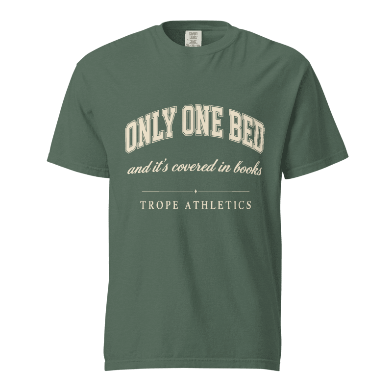 Only One Bed Bookish T-Shirt Green