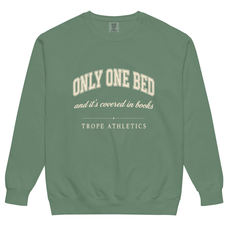 Only One Bed Varsity Sweatshirt Light Green