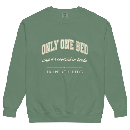 Only One Bed Varsity Sweatshirt Light Green