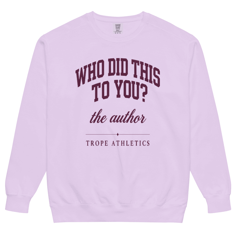 Who Did This to You? Varsity Sweatshirt