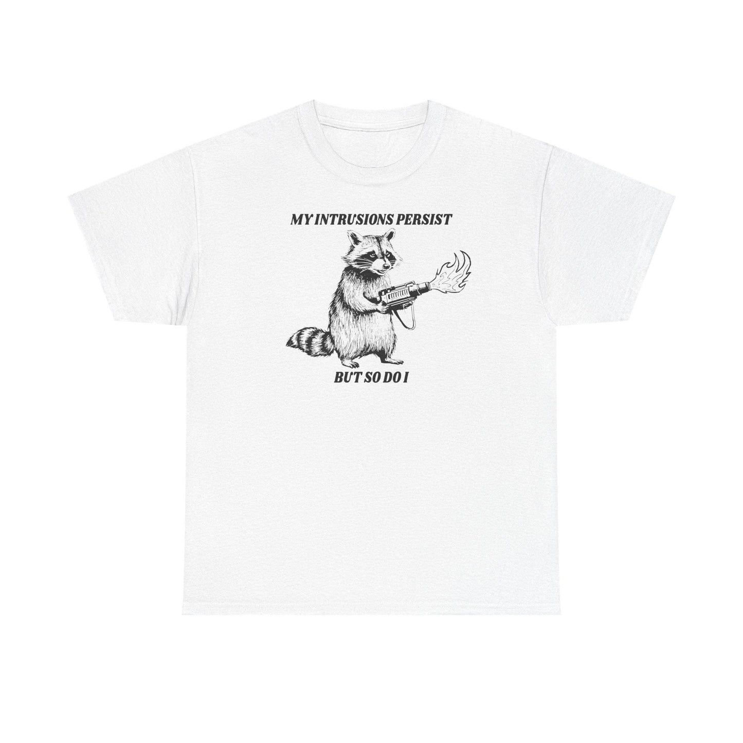The “My Intrusions Persist, But So Do I” Printed Tee - The Enchanted Spine