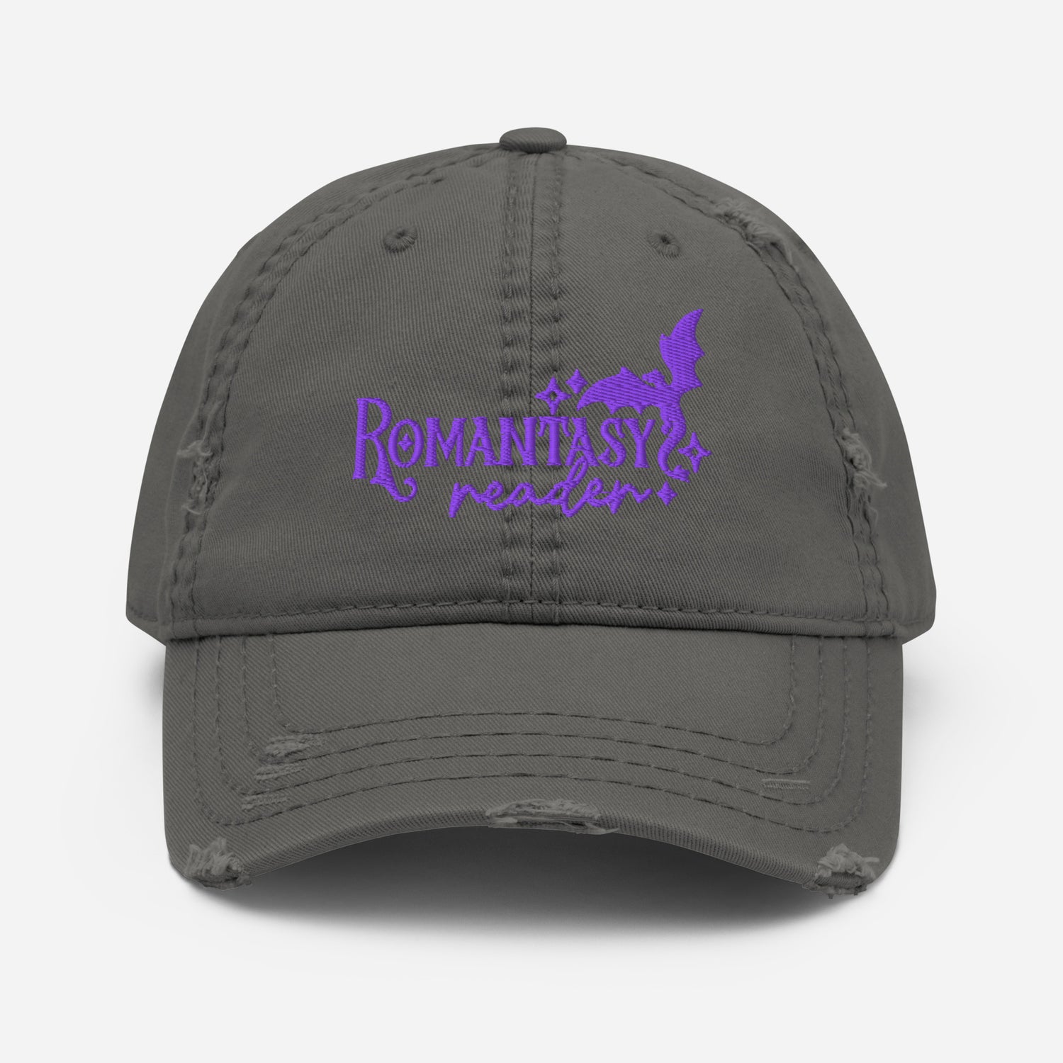 Romantasy Reader Distressed Hat – Wear Your Fantasy | Hardcover - The Enchanted Spine