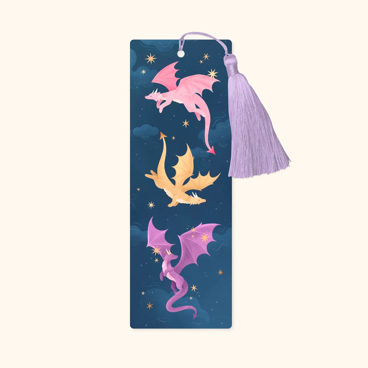 Dragon Bookmark, Fantasy Bookmark with Tassel - The Enchanted Spine