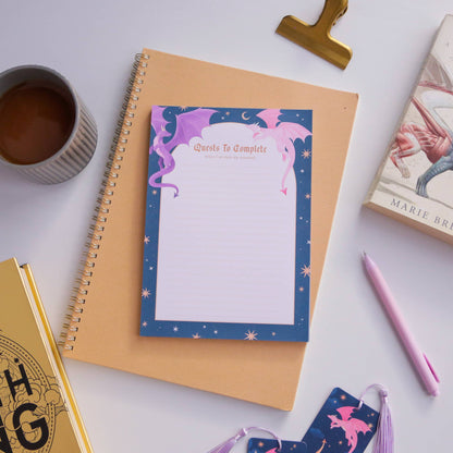 Dragon Notepad – Literature Stationery Gifts, Fantasy Books - The Enchanted Spine