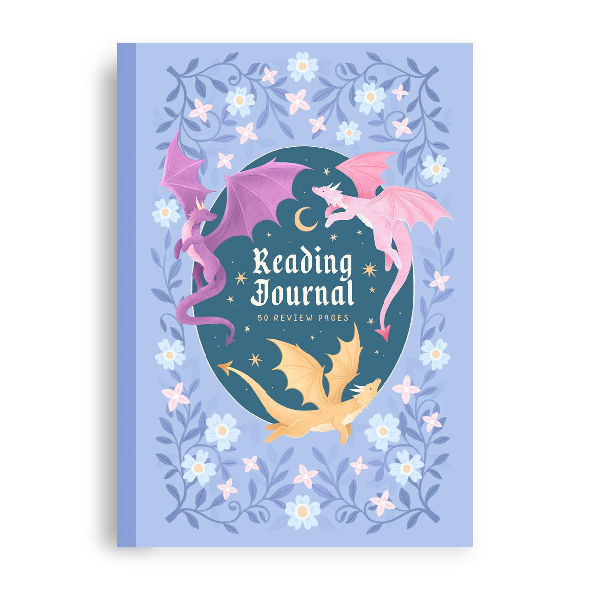 Reading Journal Dragon, Cosy Quest – 50 Book Review Notebook - The Enchanted Spine