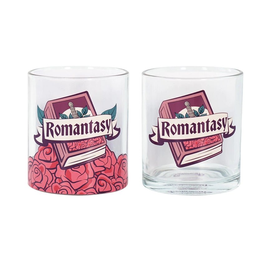 Romantasy Glasses Set (Set of 2, 300ml) – Once Upon a Time - The Enchanted Spine