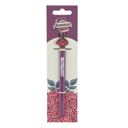 Romantasy Sword & Roses Pen – Once Upon a Time - The Enchanted Spine