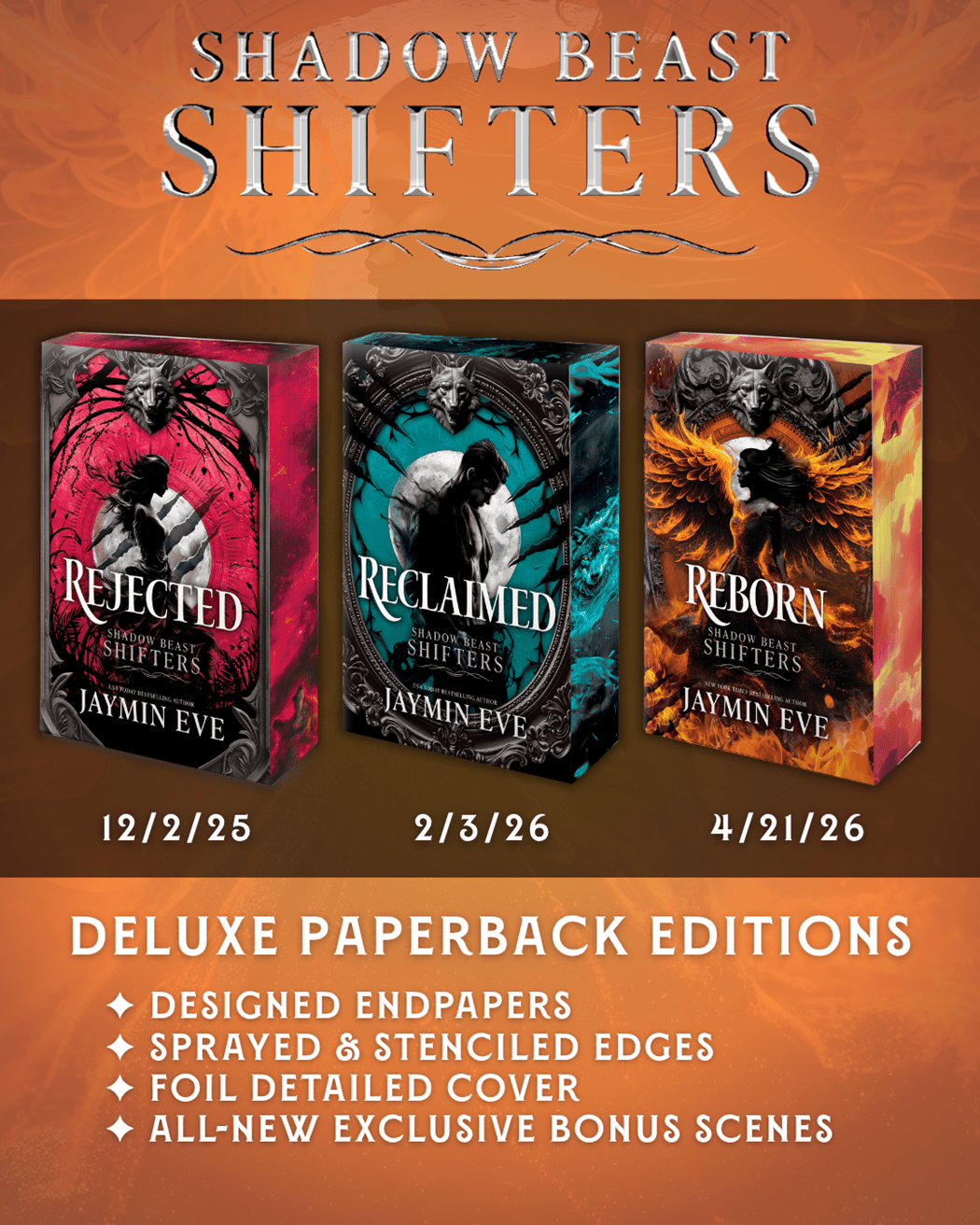 Shadow Beast Shifters (Rejected, Reclaimed, Reborn) - The Enchanted Spine